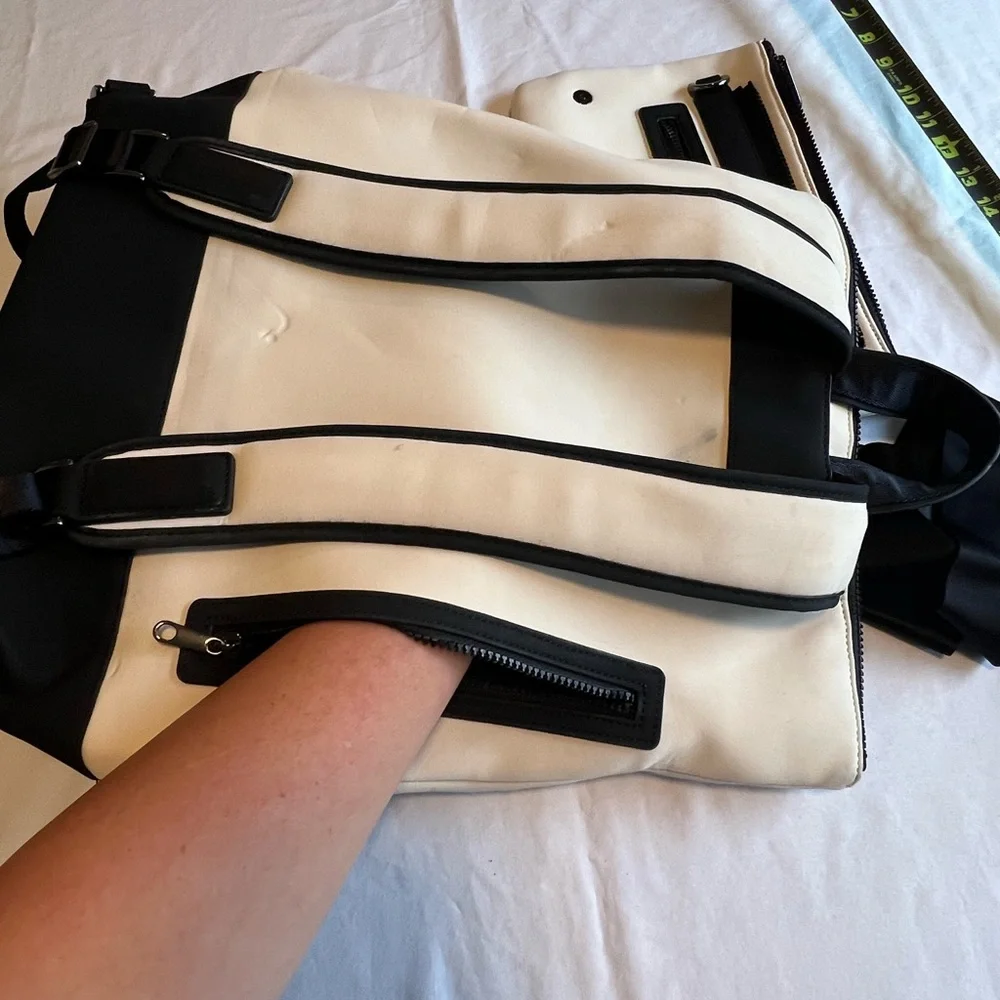 Caraa x Athleta Bone Neoprene Convertible Backpack